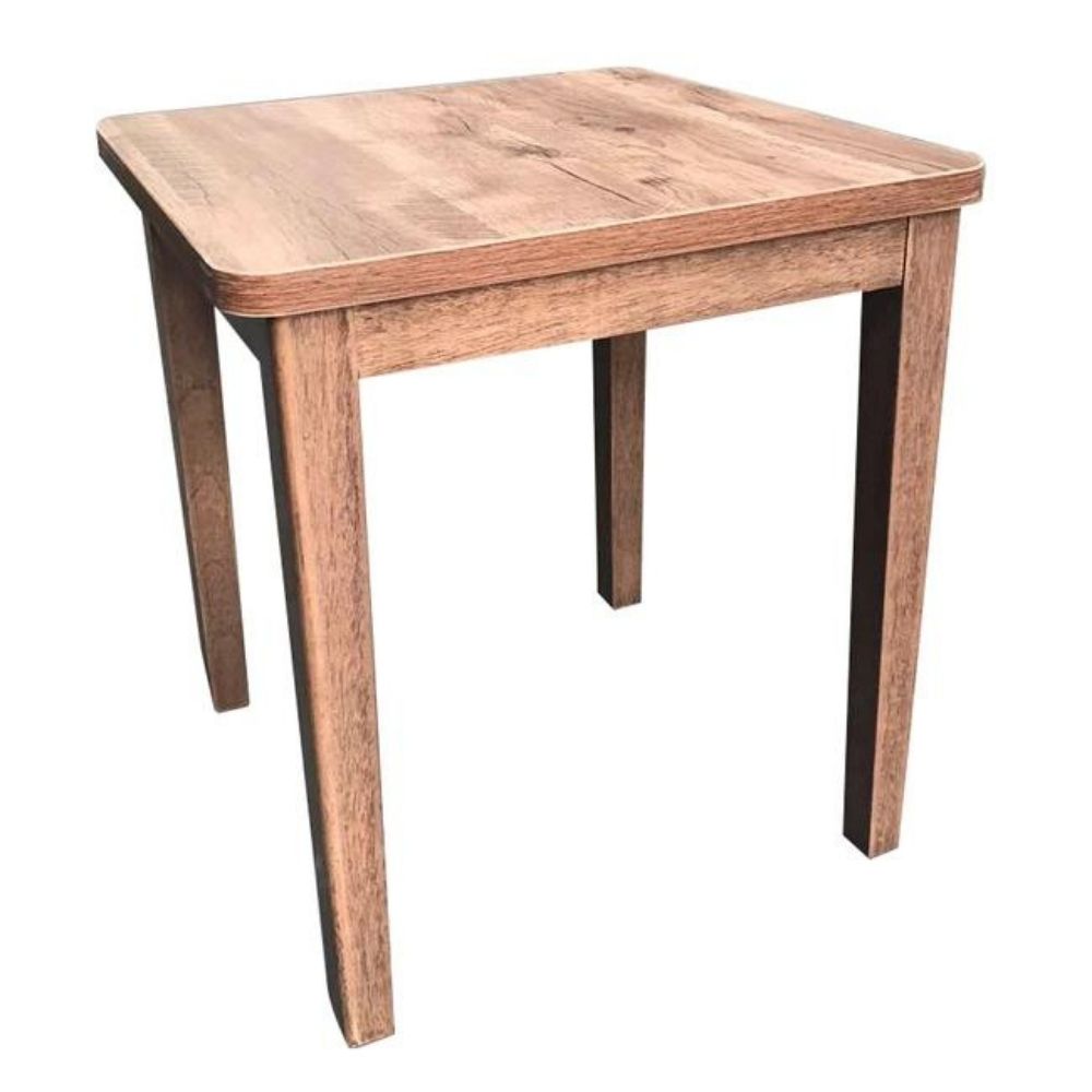 Quercus Solid Wood Side Table - Notbrand