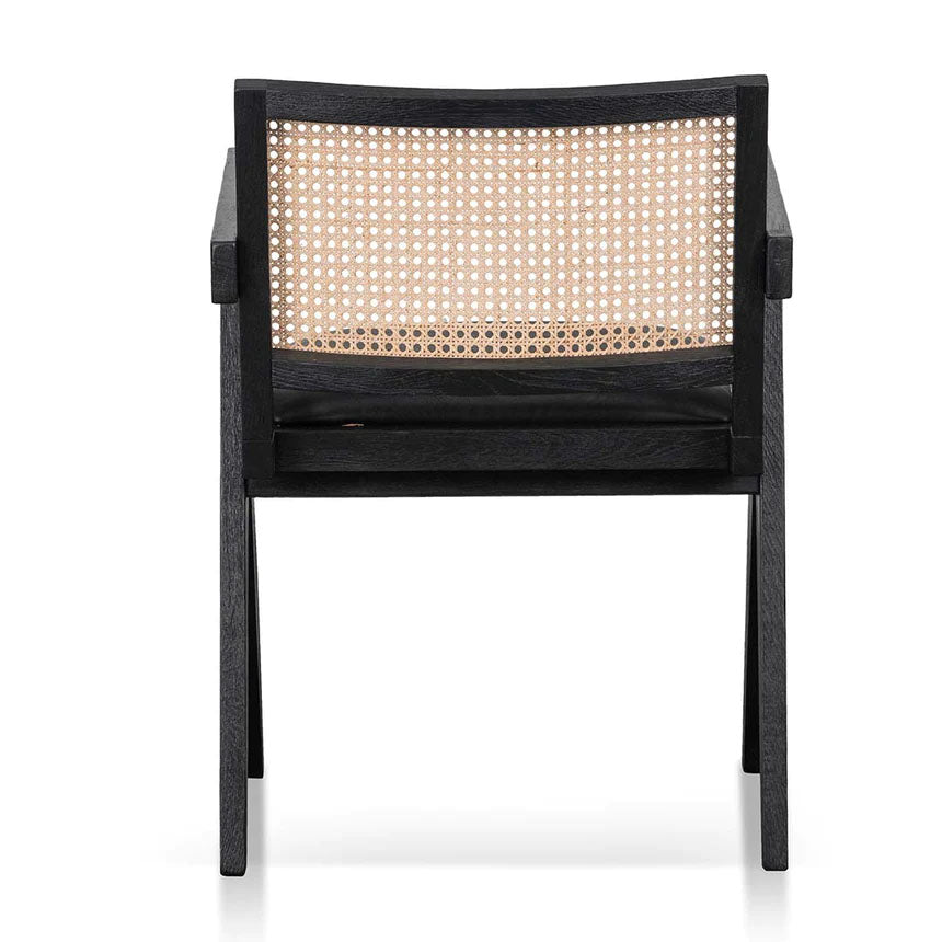 Mobzod Rattan Dining Chair - Black - Notbrand