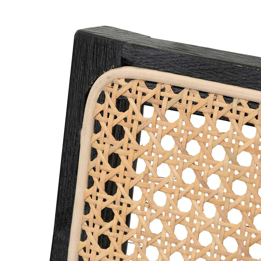 Mobzod Rattan Dining Chair - Black - Notbrand