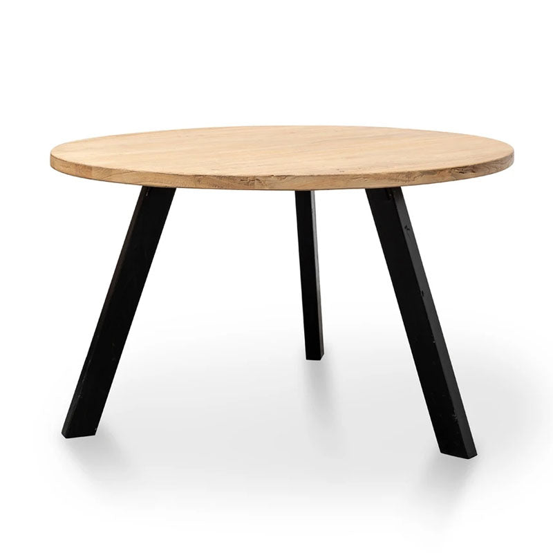 Heritage Round Riten Dining Table with Black Legs - House of Hyne