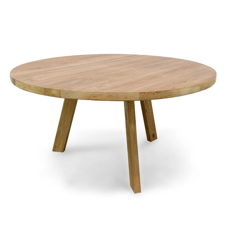 Elm Circle 1.5m Reclaimed Dining Table - House of Hyne