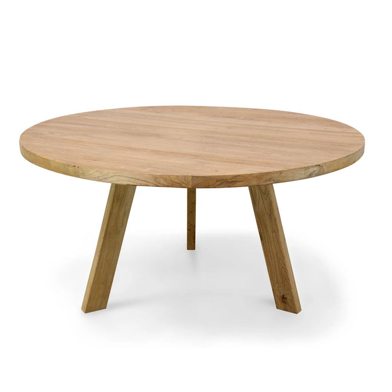 Elm Circle 1.5m Reclaimed Dining Table - House of Hyne