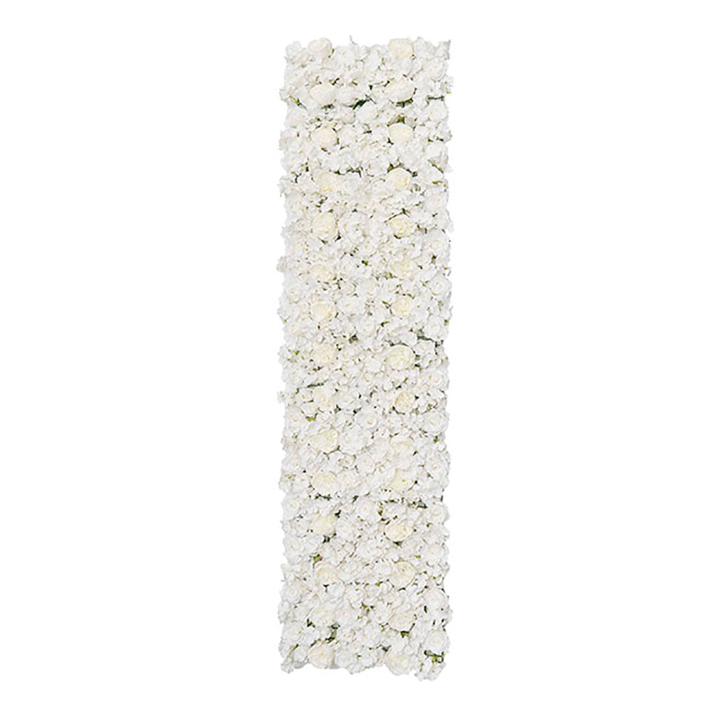 Peony Hydrangea Rose Flower Wall Roll - White - Notbrand