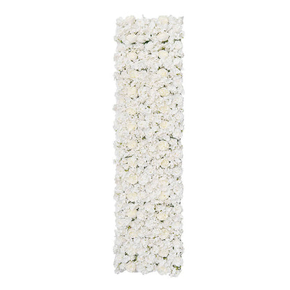 Peony Hydrangea Rose Flower Wall Roll - White - Notbrand