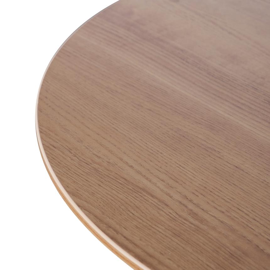 Graik Round Office Meeting Table - Natural - Notbrand