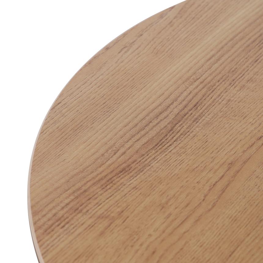 Graik Round Office Meeting Table - Natural - Notbrand