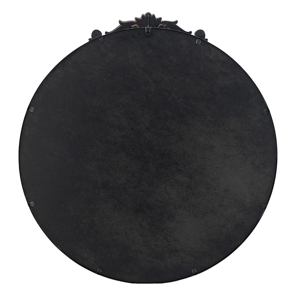 Round Ornate Metallic Wall Mirror - Notbrand