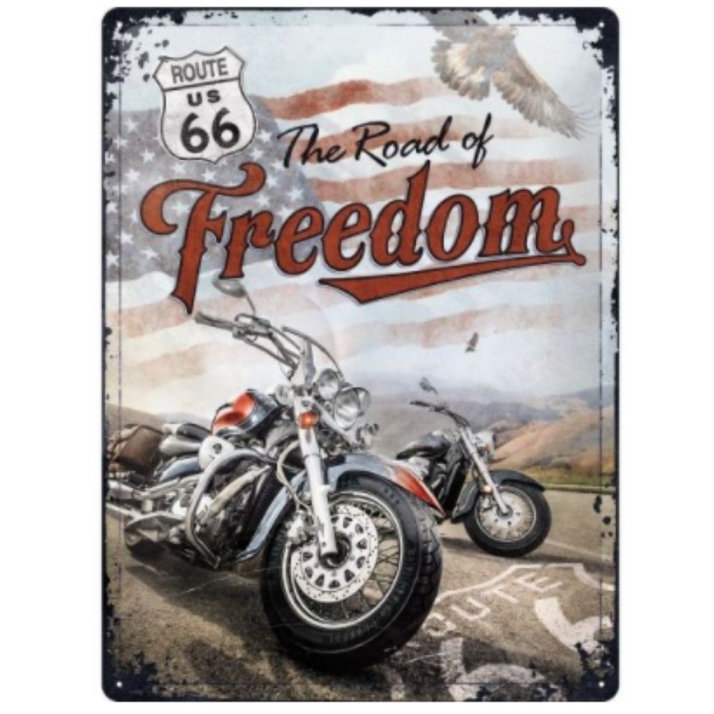 Route 66 Freedom Large Sign - NotBrand