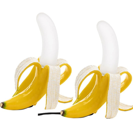 Banana Glass and Resin Table LED Lamp - Range - Notbrand