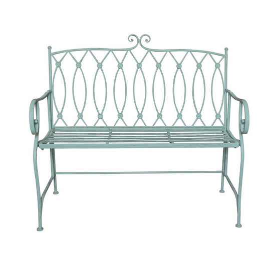 Sage Wrought Iron Bench Sage - Notbrand