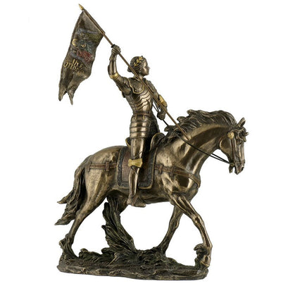 Saint Joan Of Arc Jeanne D'arc Bronze Figurine - Notbrand