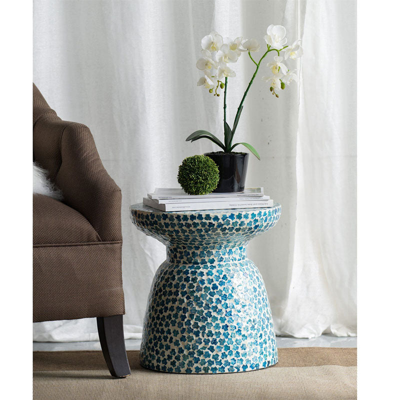 Santorini Shell Stool/Side Table - Notbrand