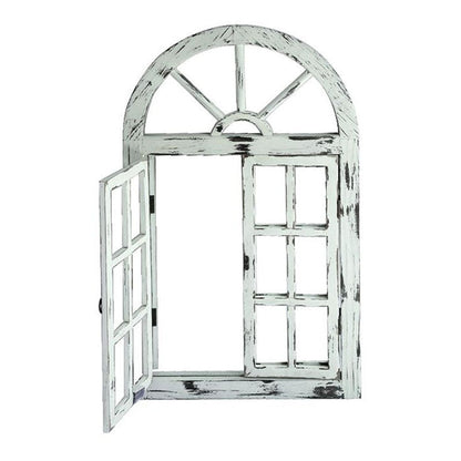 Scarlett Window Mirror Antique White - Notbrand