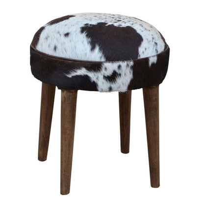 Short Cowhide Stool - Notbrand