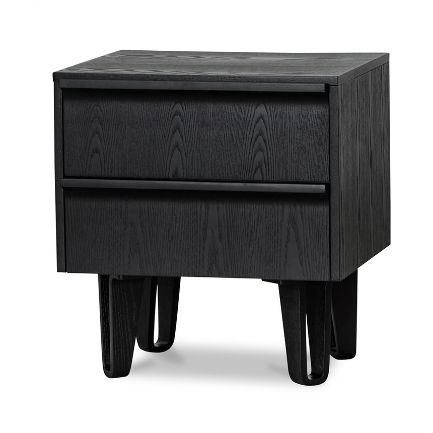 Tshala Bedside Table - Full Black - Notbrand