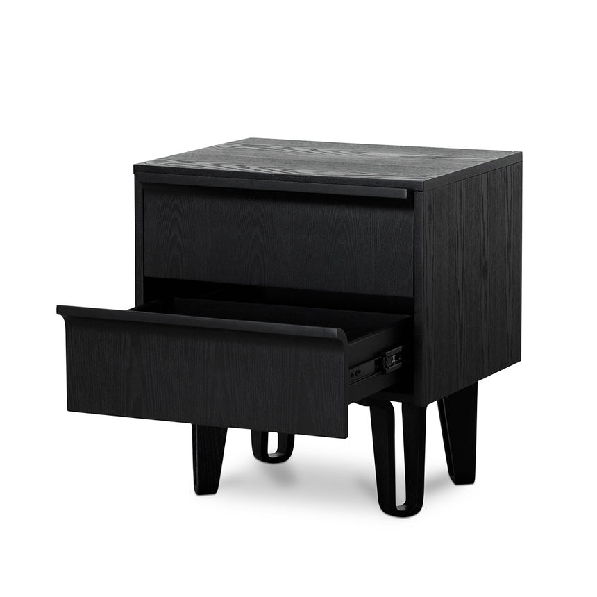 Tshala Bedside Table - Full Black - Notbrand