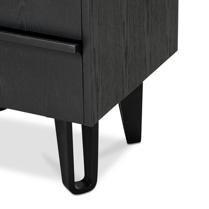 Tshala Bedside Table - Full Black - Notbrand