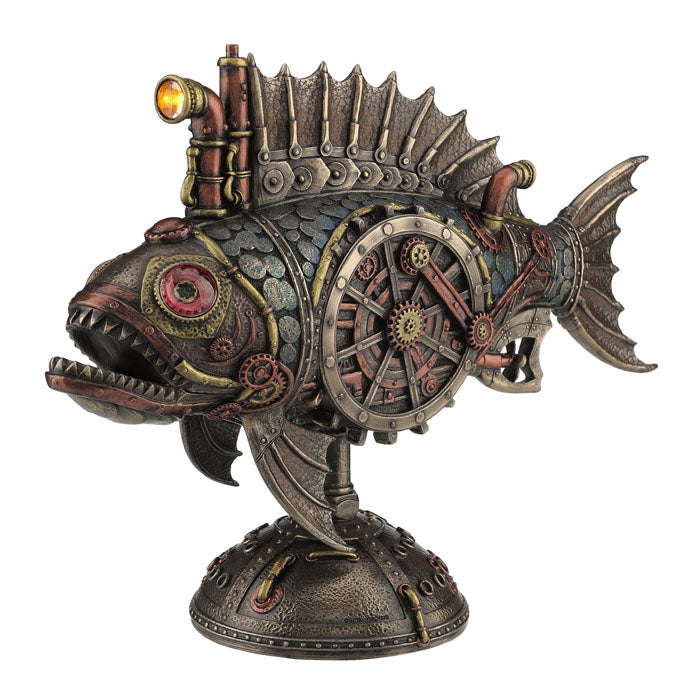 Steampunk - Submarine Fish With Led Headlight - Notbrand