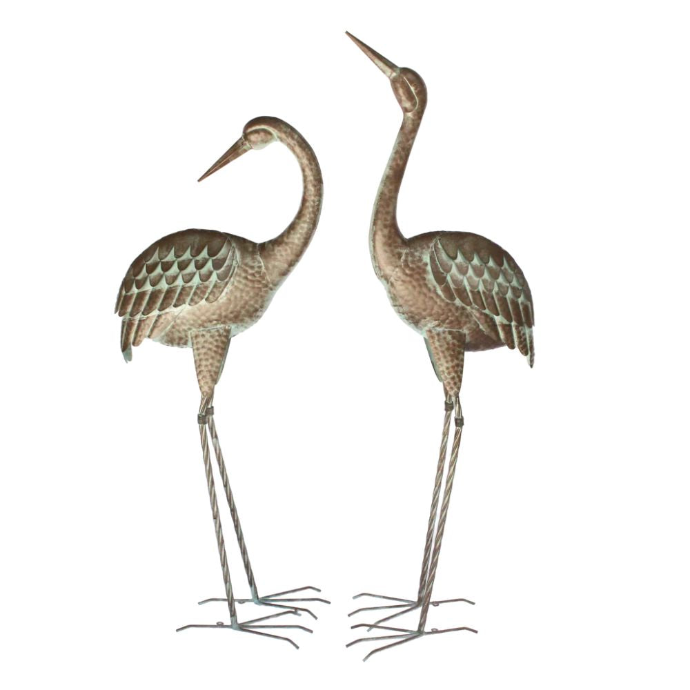 Set of 2 Verdi Metal Cranes - NotBrand