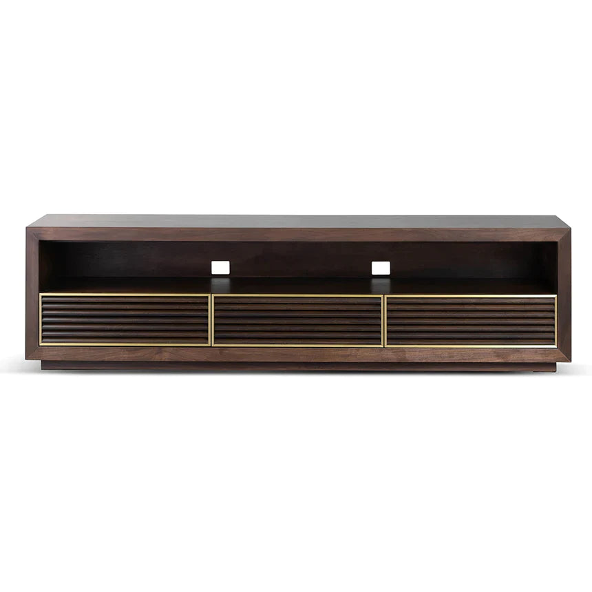 Walnut Majesty Solomon TV Unit - 2m  - House of Hyne