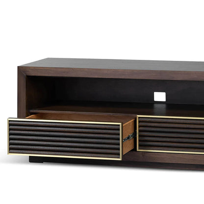 Walnut Majesty Solomon TV Unit - 2m  - House of Hyne