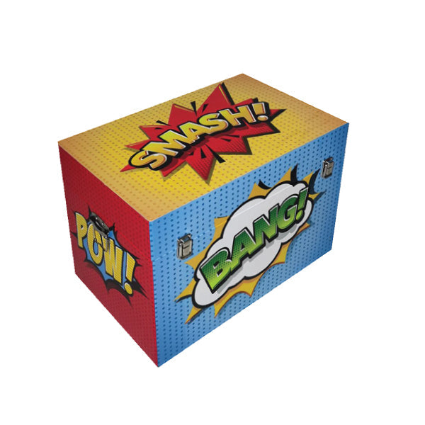 Set of 5 Superhero Comic Trunks Storage Boxes - Notbrand