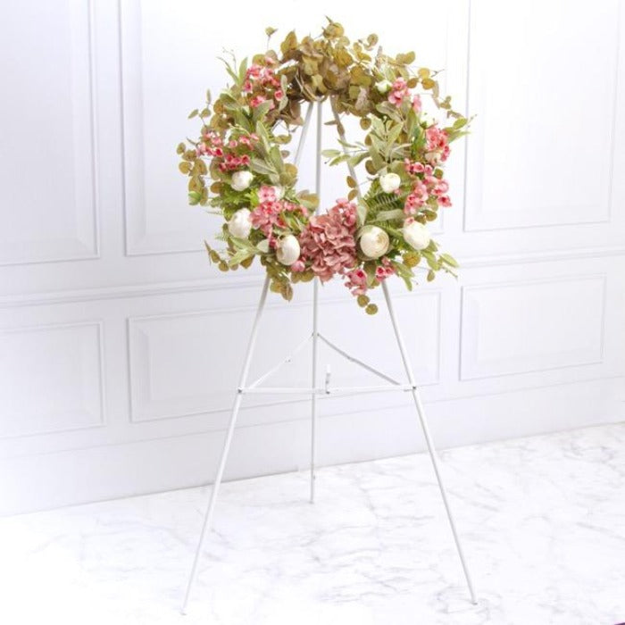 Sympathy Tribute Folding Easel - White - Notbrand