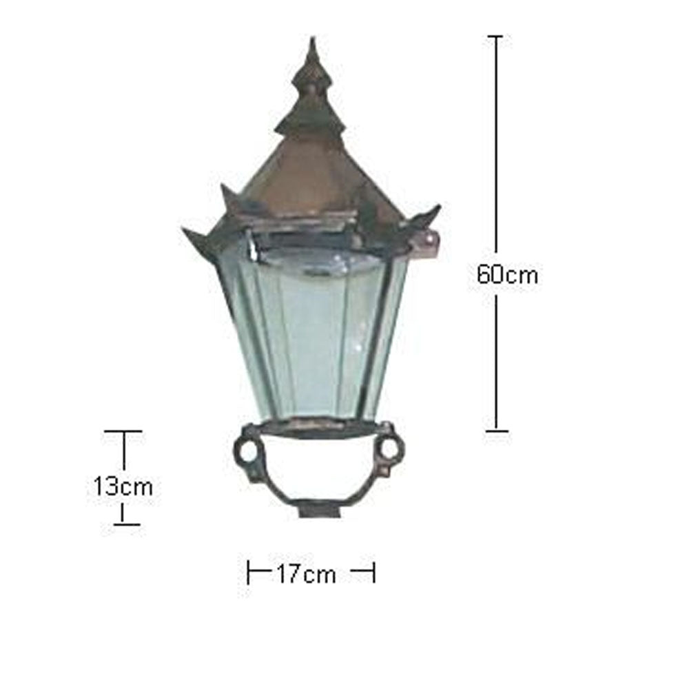 Tudor Twin Lamp in Black - 3.1M - House of Hyne