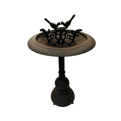 Twin Birds Cast Iron Bird Bath - Notbrand