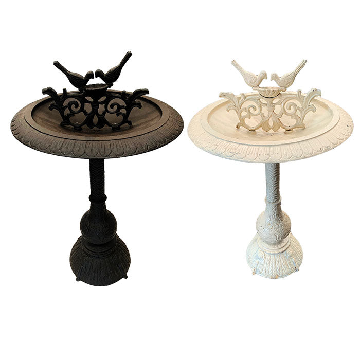 Twin Birds Cast Iron Bird Bath - Notbrand