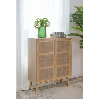 TWO DOOR RATTAN CABINET - Notbrand