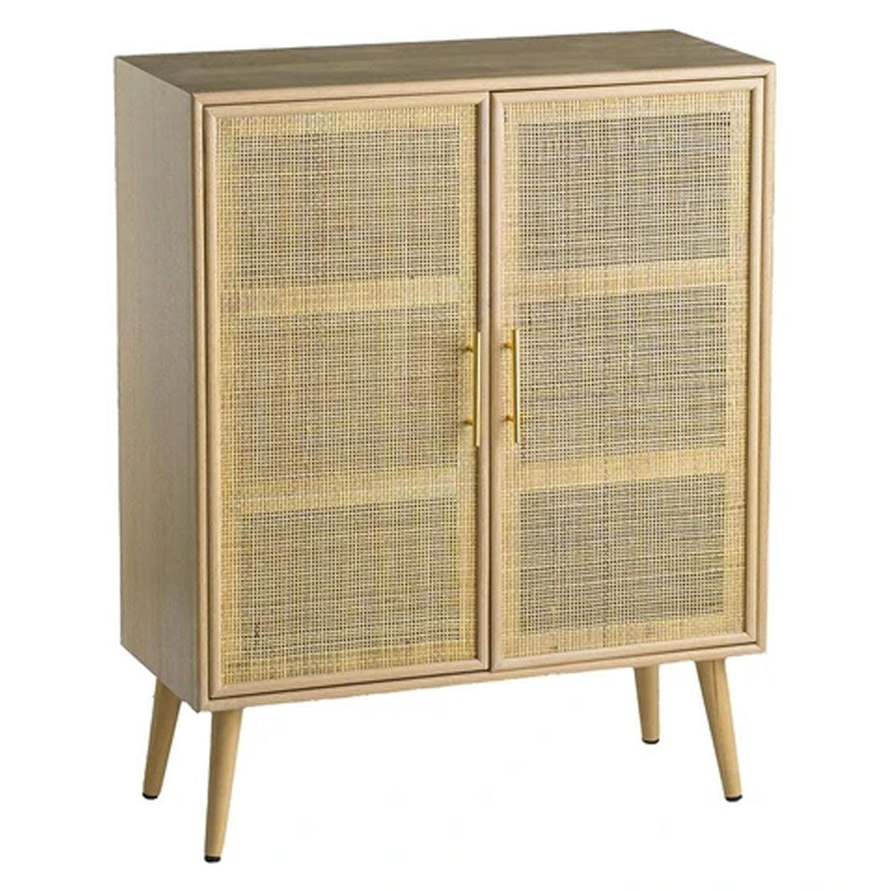 TWO DOOR RATTAN CABINET - Notbrand