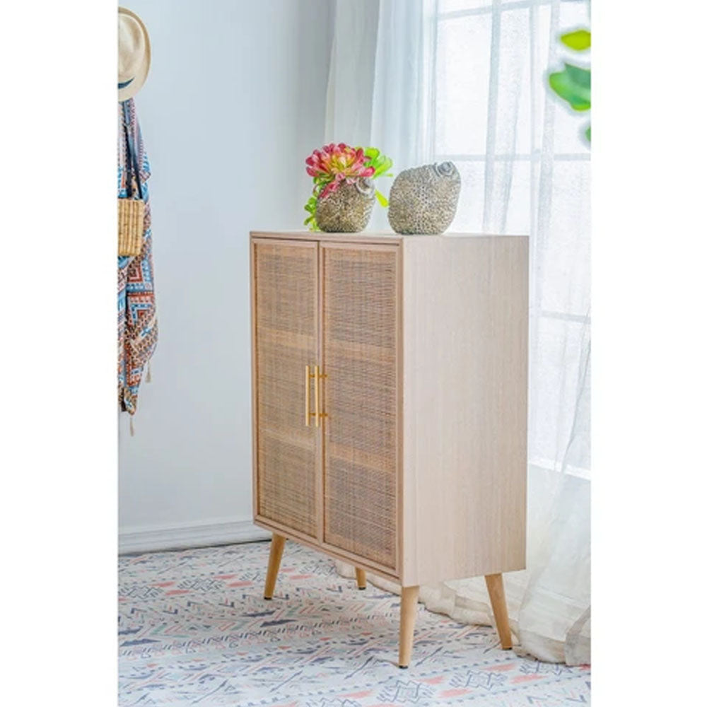 TWO DOOR RATTAN CABINET - Notbrand