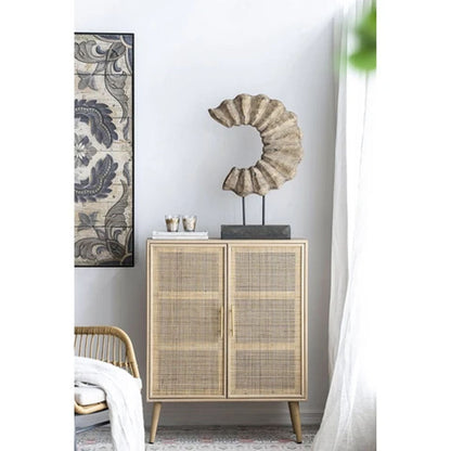 TWO DOOR RATTAN CABINET - Notbrand