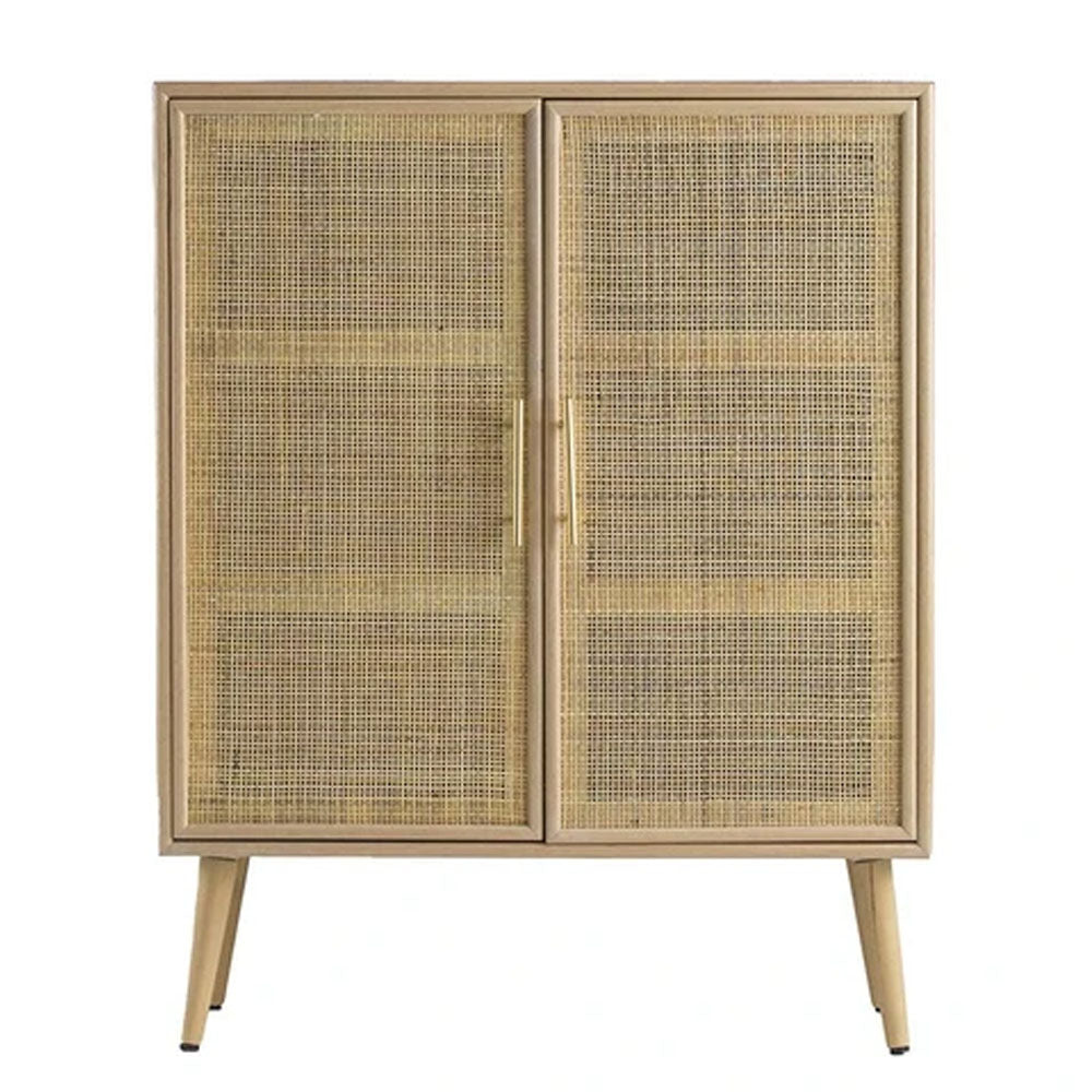 TWO DOOR RATTAN CABINET - Notbrand