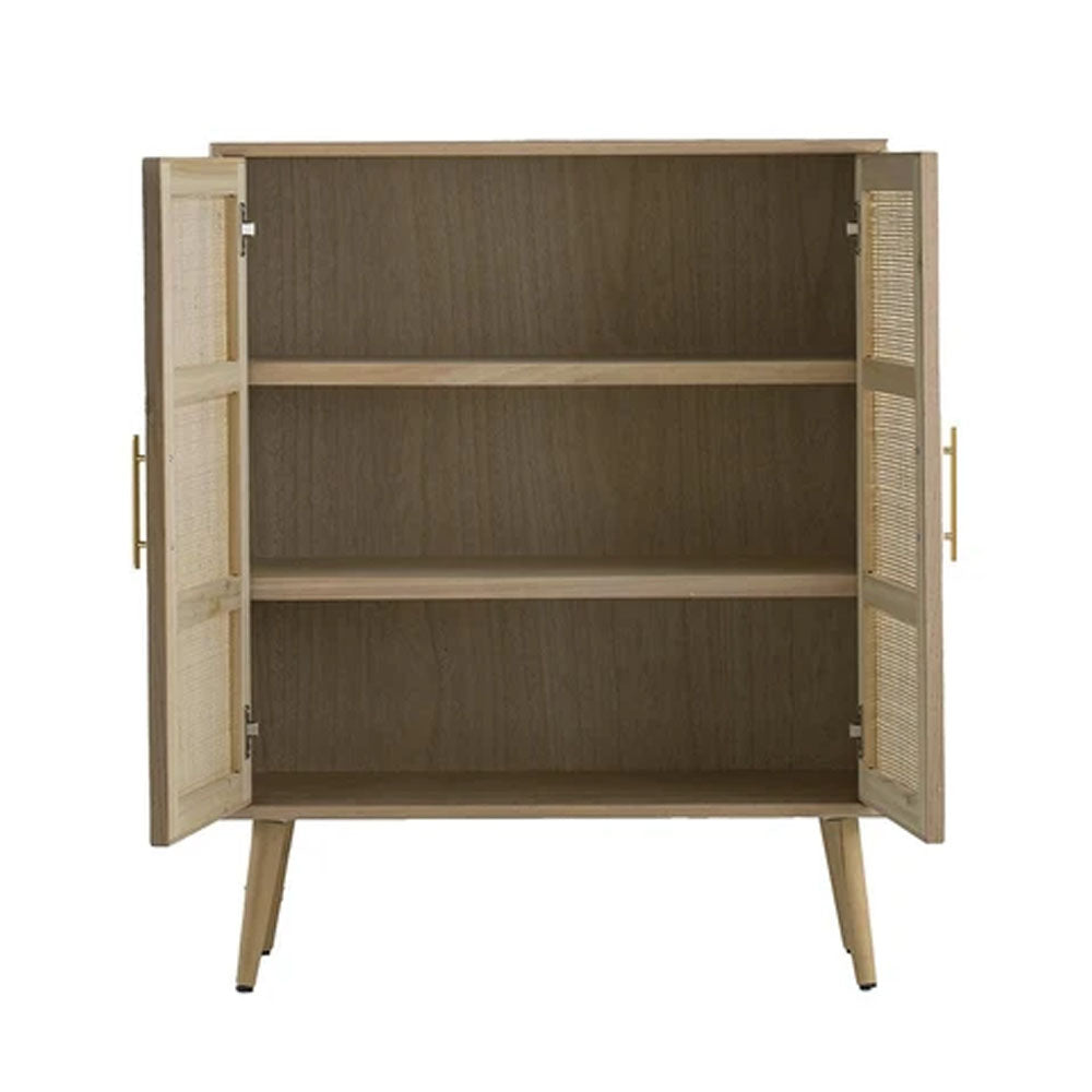 TWO DOOR RATTAN CABINET - Notbrand