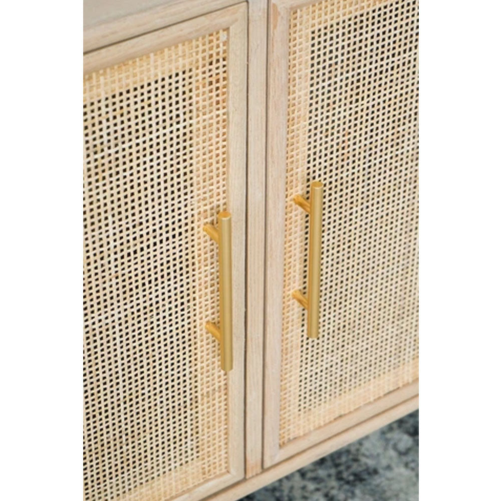 TWO DOOR RATTAN CABINET - Notbrand