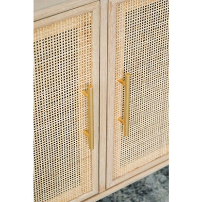 TWO DOOR RATTAN CABINET - Notbrand