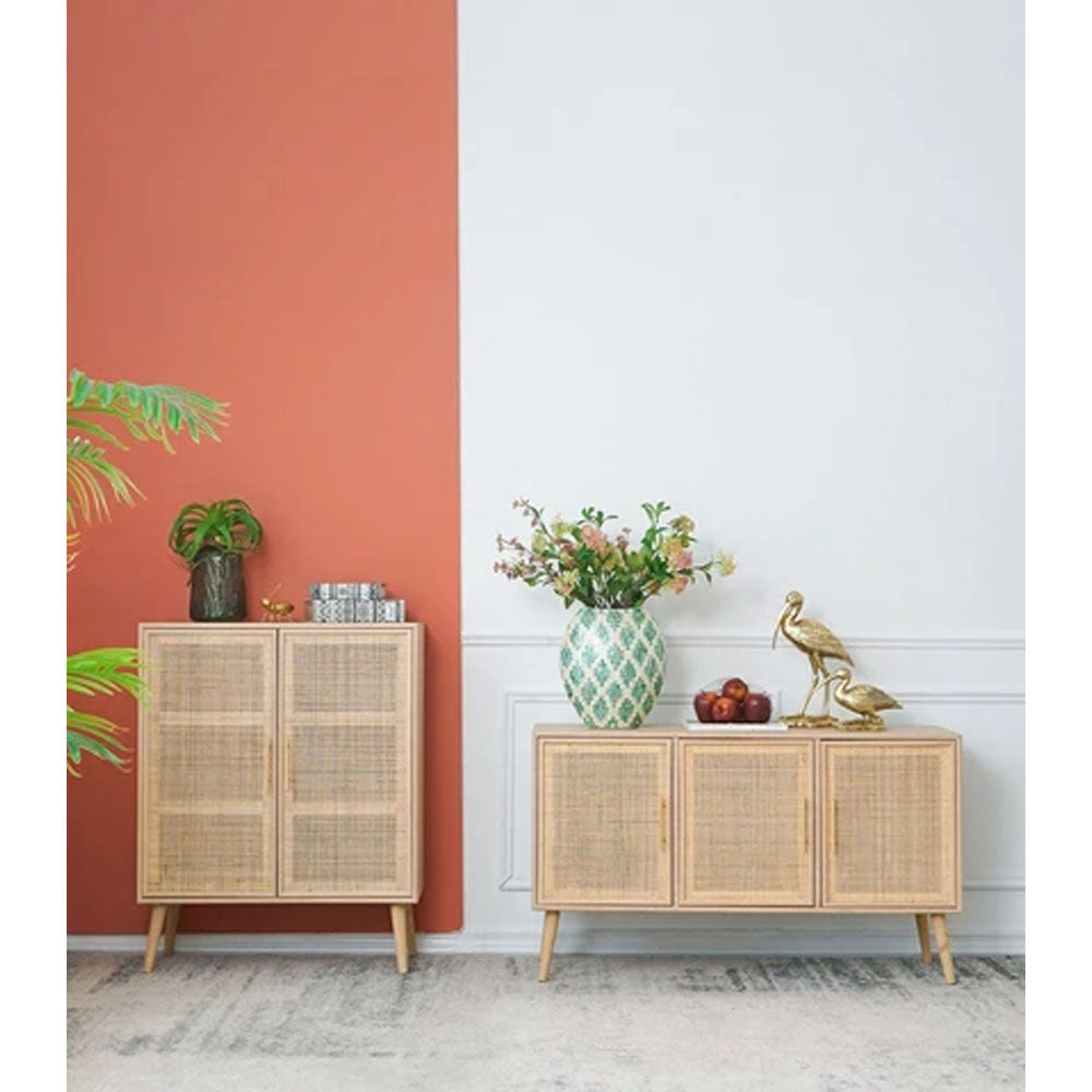 TWO DOOR RATTAN CABINET - Notbrand