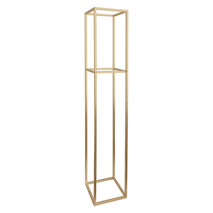 Tall Metal Flower Stand Gold (33x200cmH) - Notbrand