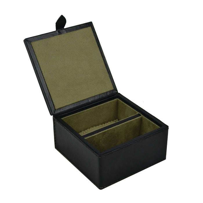 Vyn Black Leather Travel Jewellery Box - Notbrand