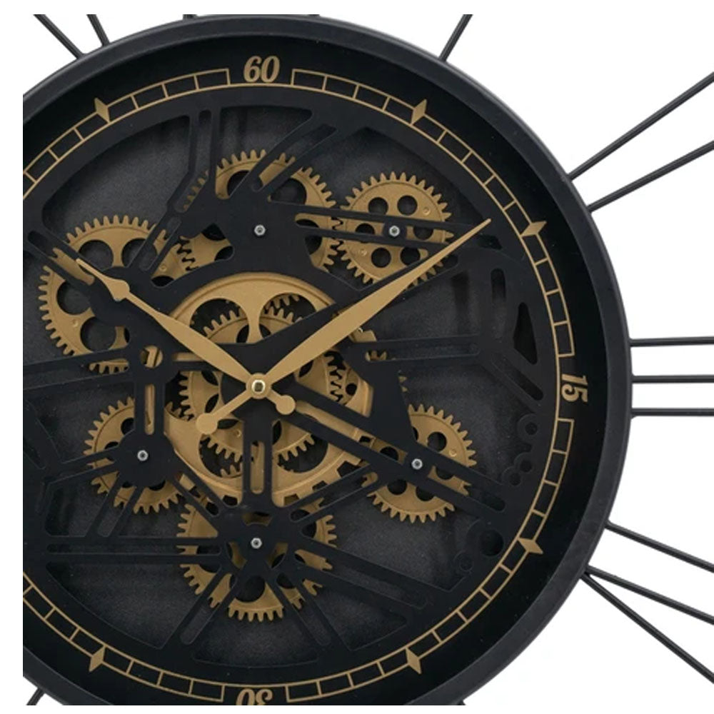 Traveler Wall Clock With Moving 3d Mechanism - Notbrand