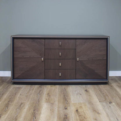 Monaco American Walnut Sideboard - Dark - House of Hyne