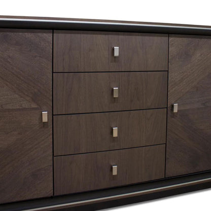 Monaco American Walnut Sideboard - Dark - House of Hyne