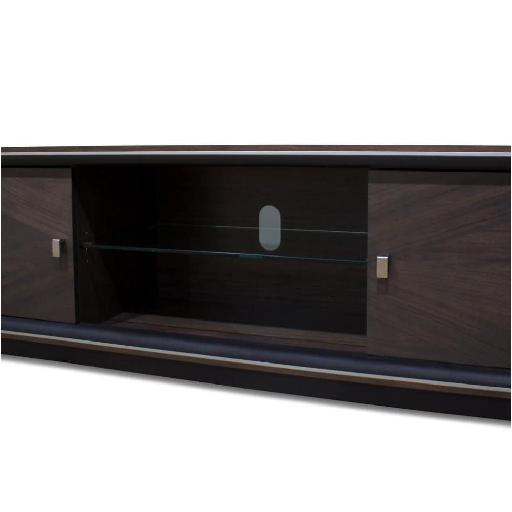 Monaco American Walnut Entertainment Unit - Dark - House of Hyne