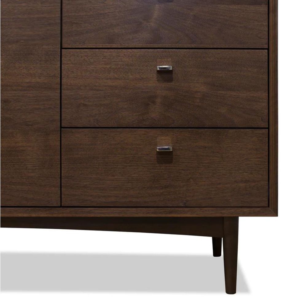 Osaka American Walnut Sideboard - Dark Brown - House of Hyne