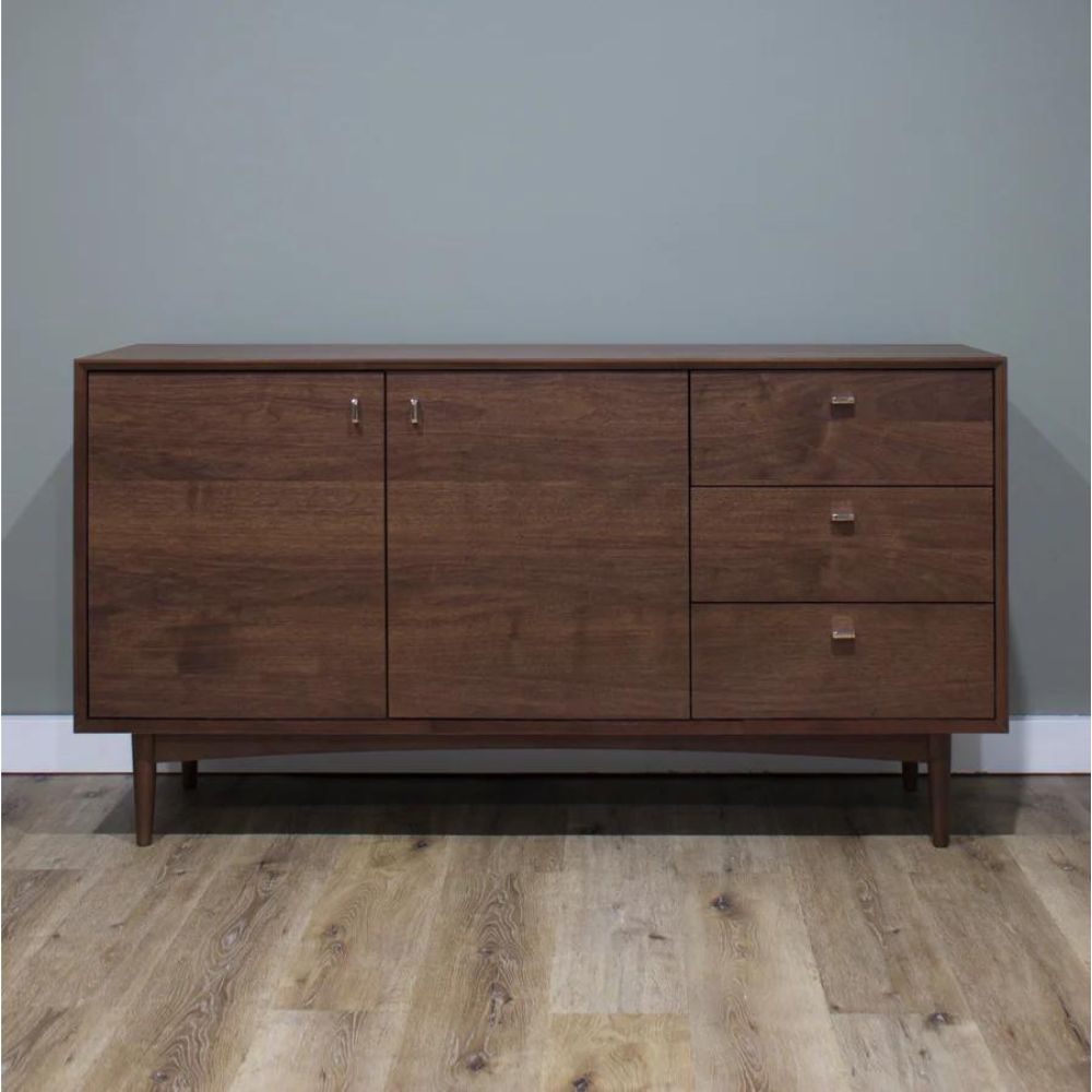 Osaka American Walnut Sideboard - Dark Brown - House of Hyne