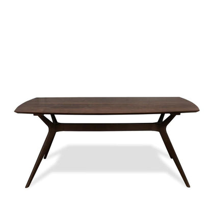 Oaska American Walnut Dining Table - Dark - House of Hyne