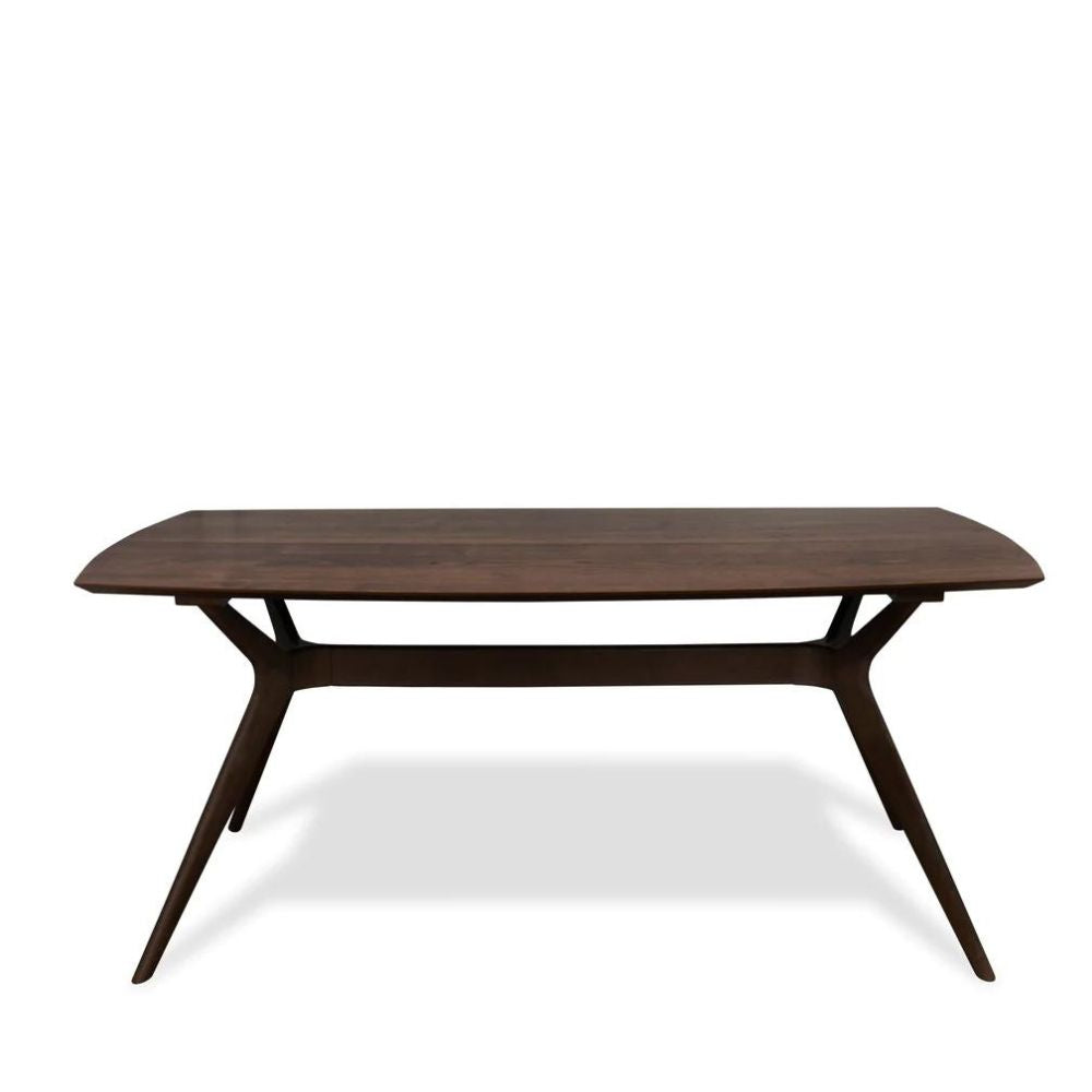 Oaska American Walnut Dining Table - Dark - House of Hyne