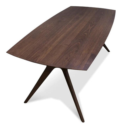 Oaska American Walnut Dining Table - Dark - House of Hyne